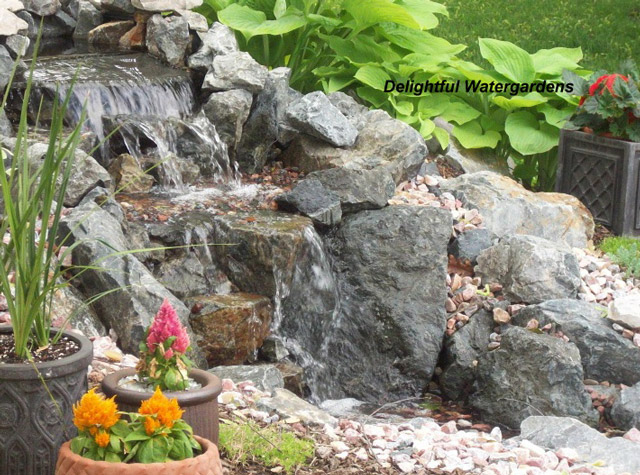 how to create a waterfall in your backyard