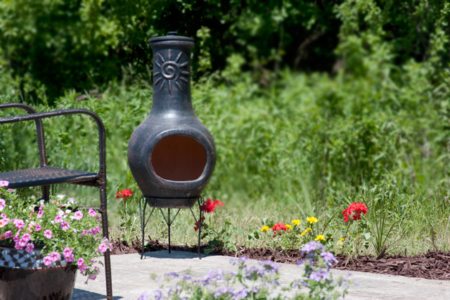 mexican fireplace chimenea garden chiminea