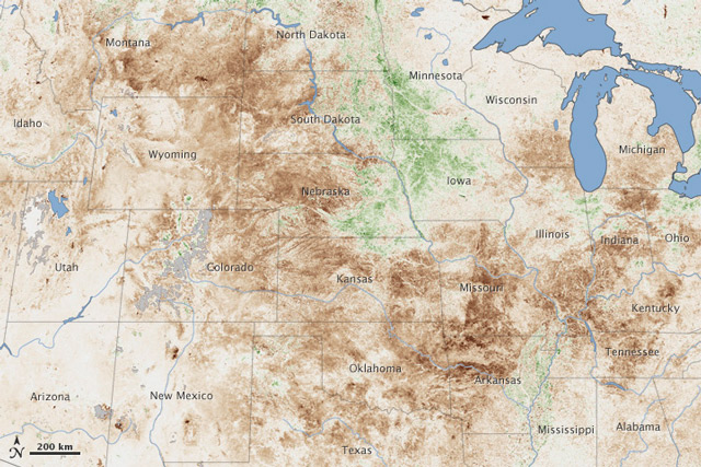 2012 drought map